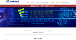 Desktop Screenshot of abenge.org.br