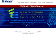 Tablet Screenshot of abenge.org.br